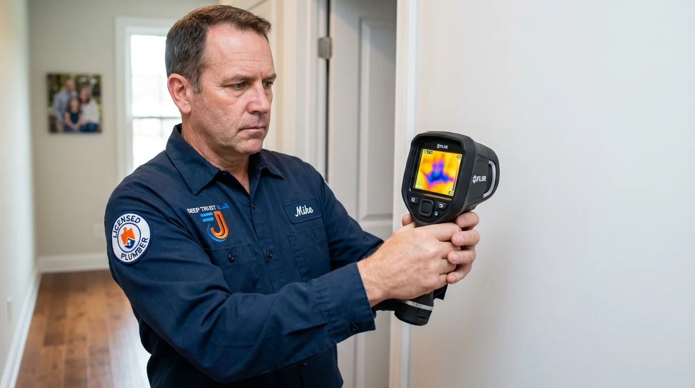 Thermal imaging leak detection by Johns Plumbing LLC in Tallassee
